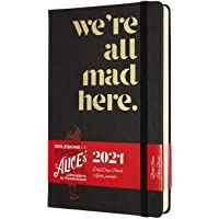 Moleskine - Edición Limitada Alicia en el País de la Maravillas- Diseño Estamos Locos- Agenda Diaria 2021 de 12 Meses…